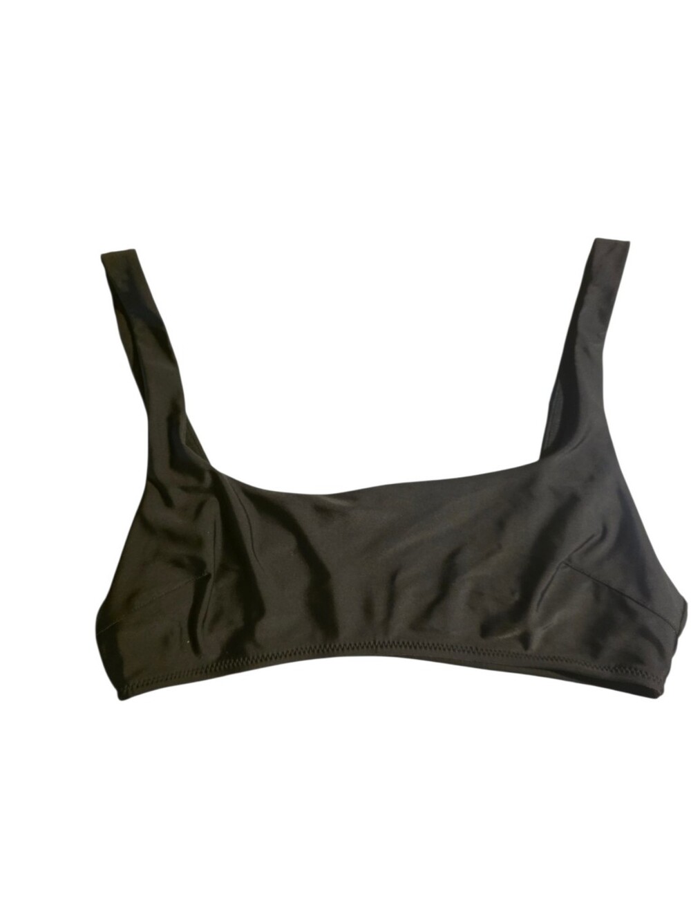 Aerie Sz M Black Scoop Bralette Top